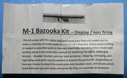 US Military WWII M1 Bazooka Anti-Tank Rocket Launcher (A)