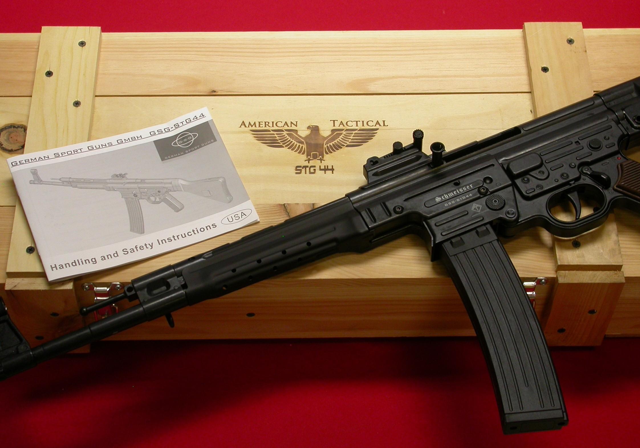 GSG STG 44 Semi Automatic Rifle 22 LR, SN: A515272, New In Crate (MGN1)
