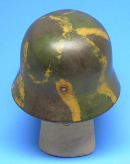 German Military WWII Issue M40 Camo Combat Helmet