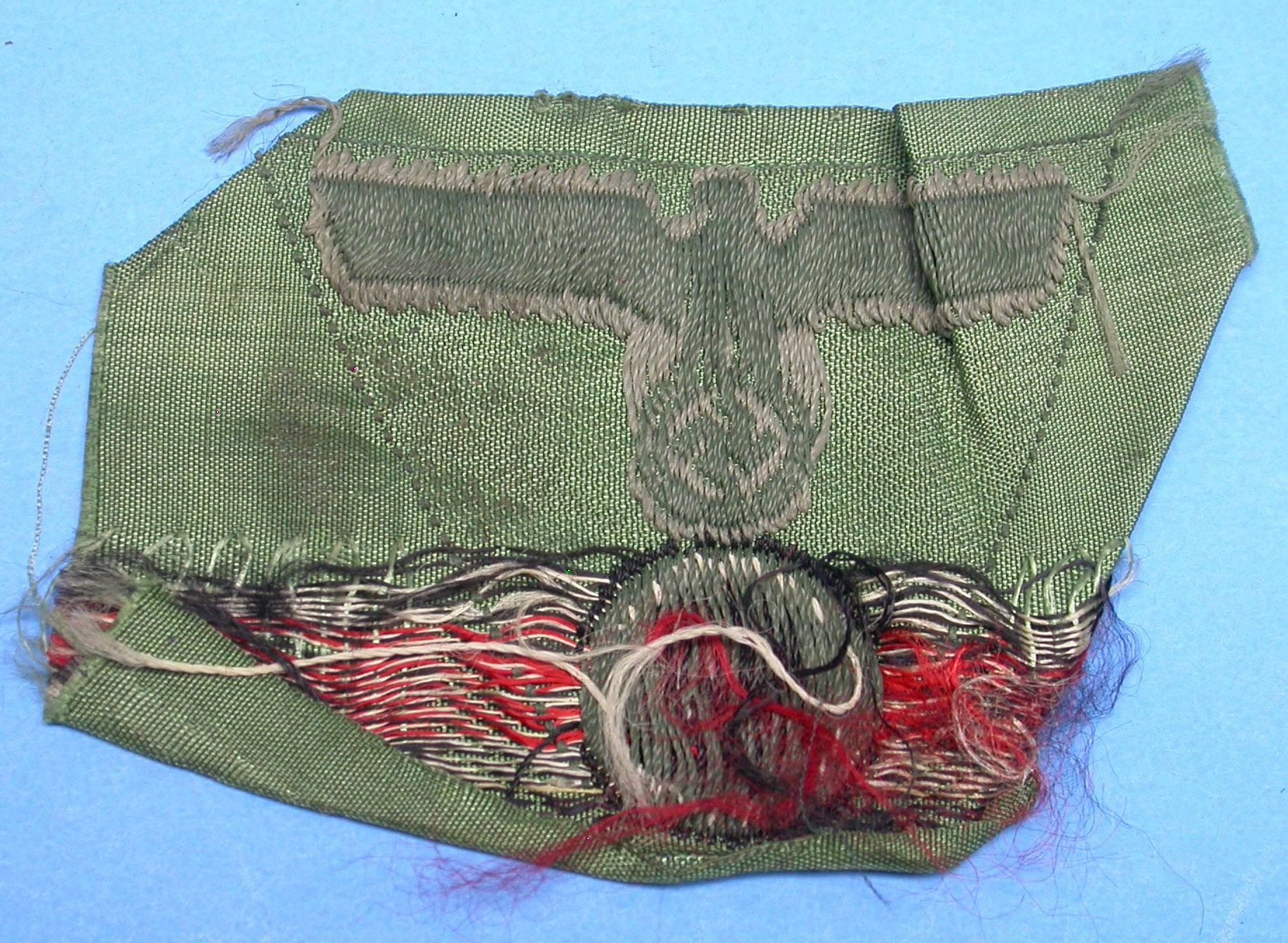 Three German Army WWIIi Breast and Hat Eagle Patches