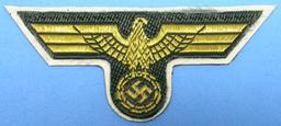 Three German Army WWIIi Breast and Hat Eagle Patches