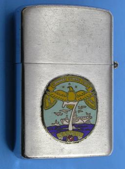 US Navy Admiral 7th Fleet Presindation Konwal Lighter