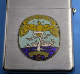 US Navy Admiral 7th Fleet Presindation Konwal Lighter