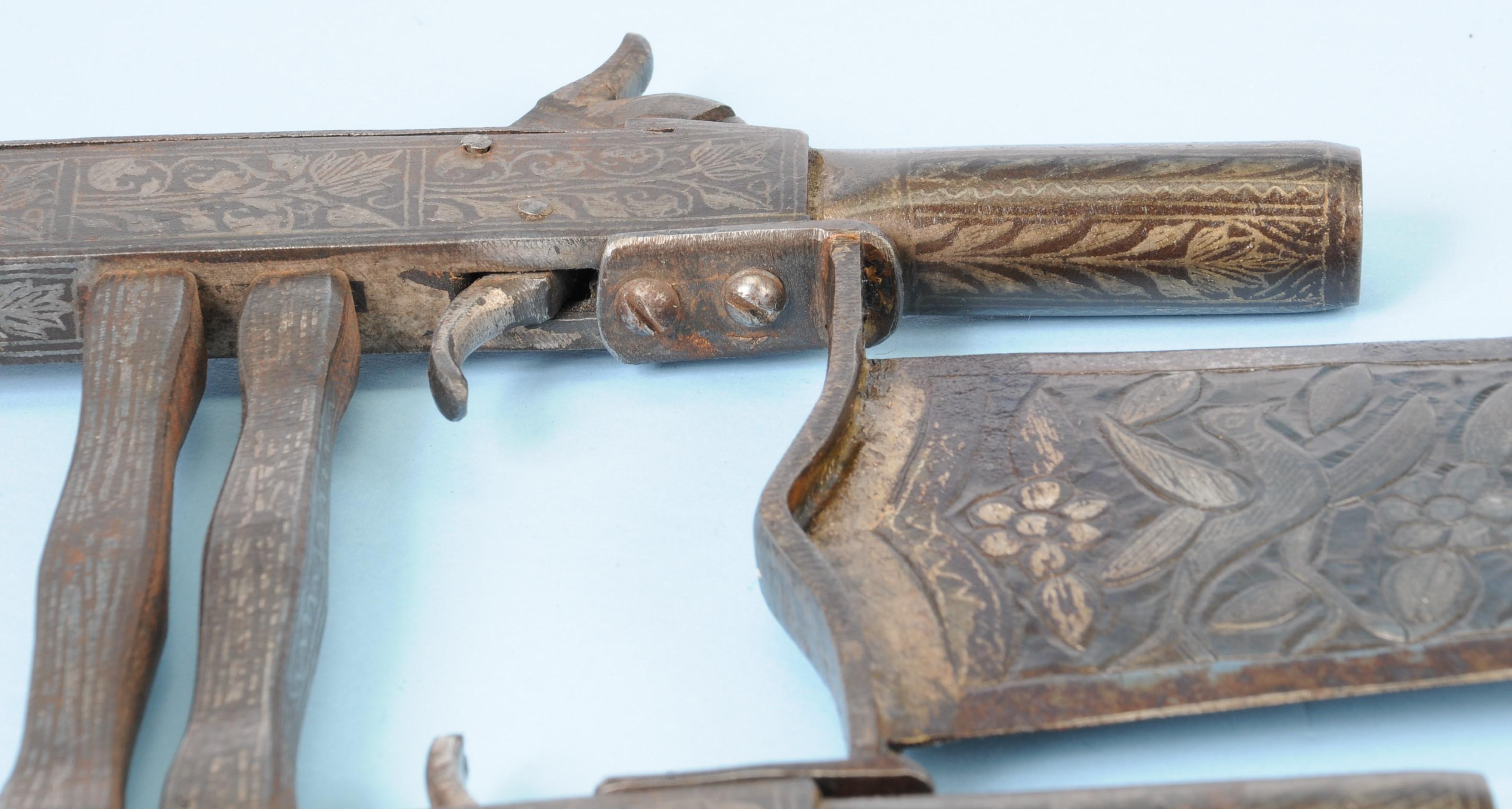Indo-Persian 19th Century Combination Pistol Katar Dagger (KEN)