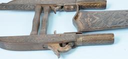 Indo-Persian 19th Century Combination Pistol Katar Dagger (KEN)