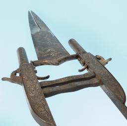 Indo-Persian 19th Century Combination Pistol Katar Dagger (KEN)