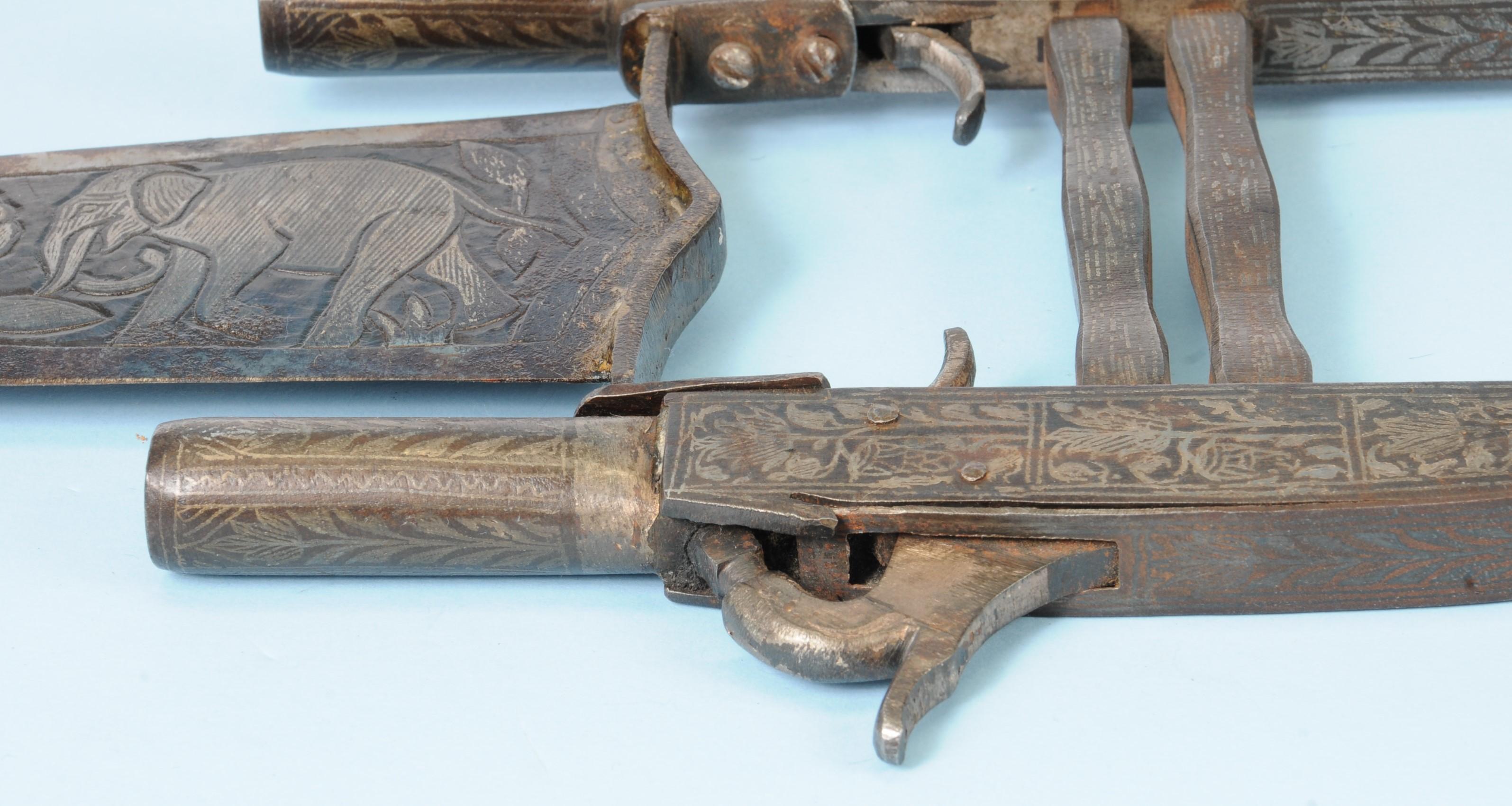 Indo-Persian 19th Century Combination Pistol Katar Dagger (KEN)