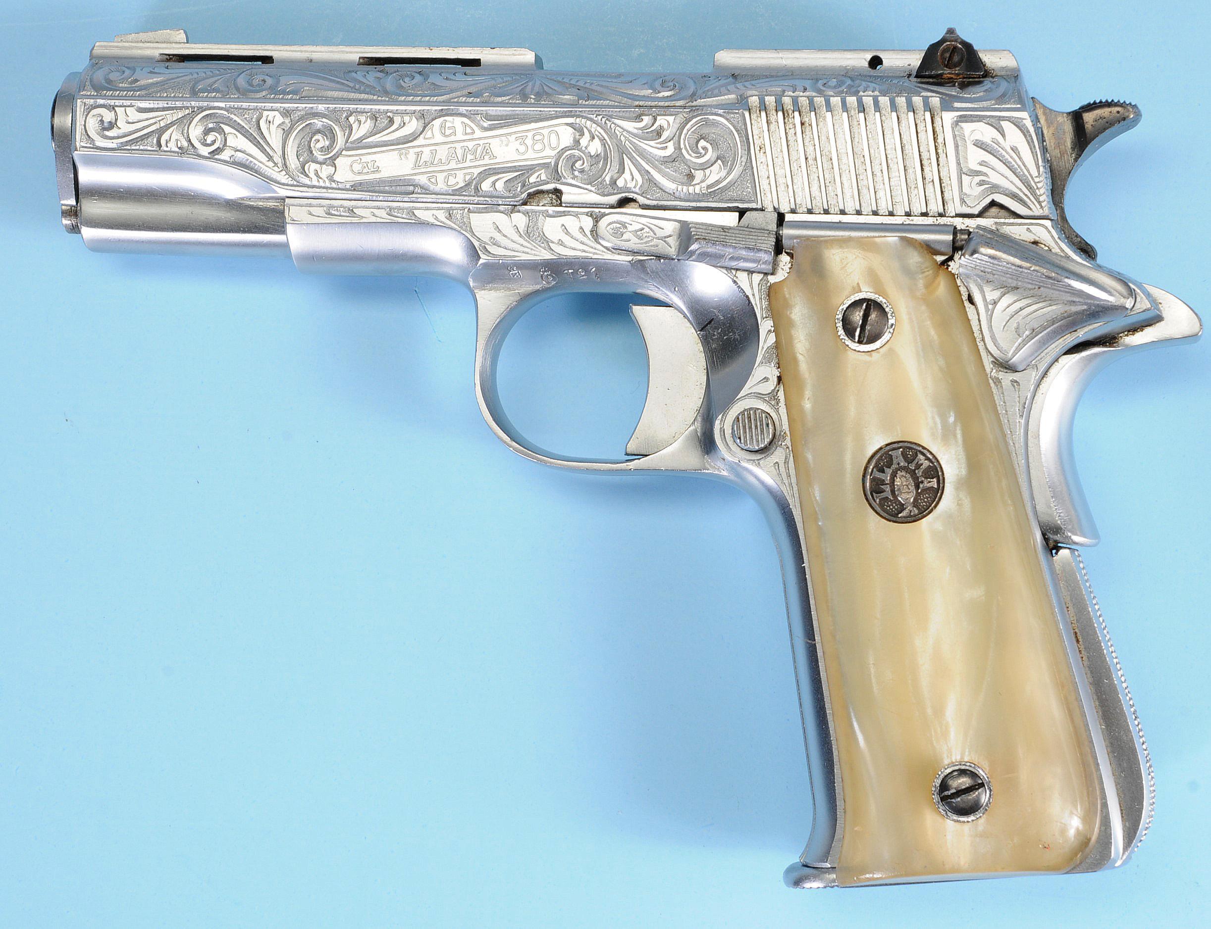 Stoeger Import Llama ESpecial .380 Engraved Semi-Automatic Pistol - FFL #666412 (SWX 1)