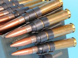 Ammo Can of 95 Rds of Greek Military HXP 50-BMG Linked Ammunition (MJS)