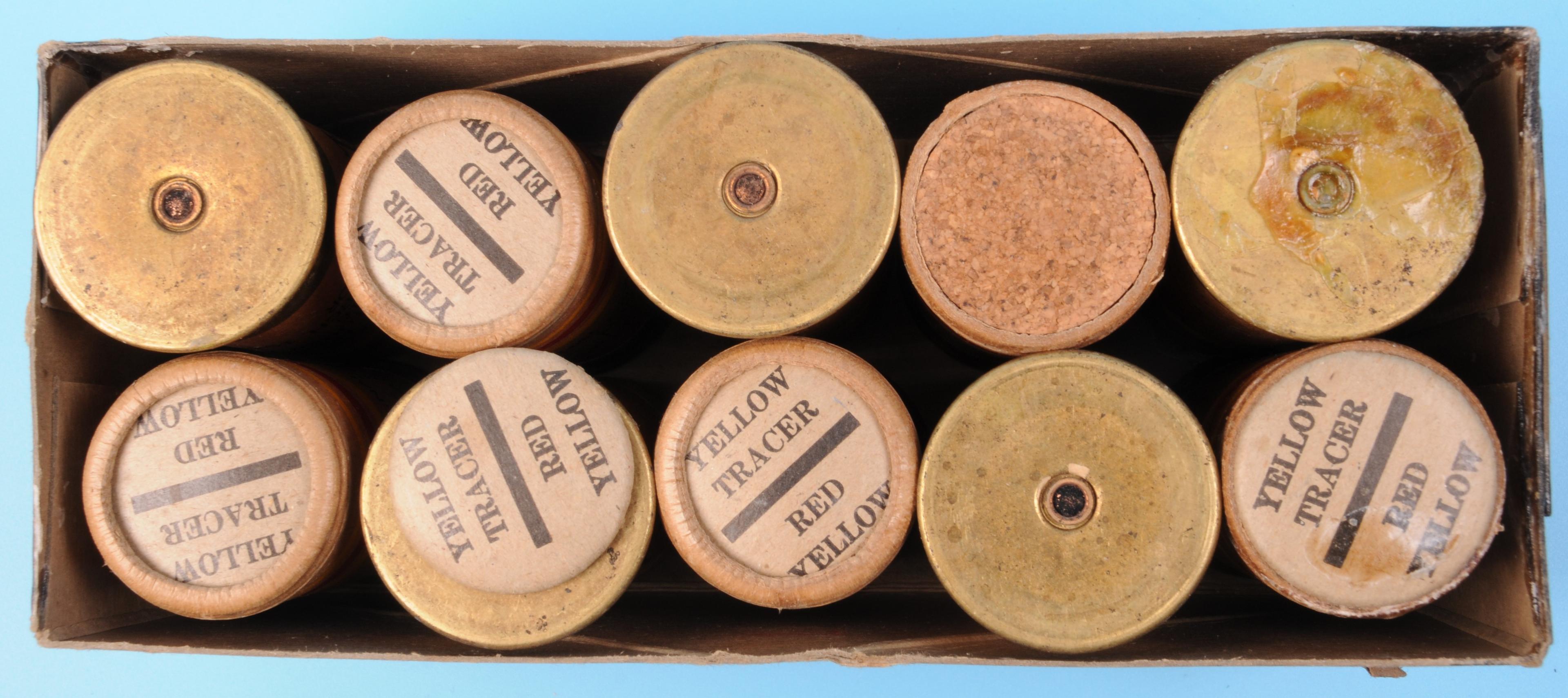 10 US Military WWII MARK IV Signal Cartridges  (SDA)