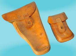 Czechoslovakian VZ61 Skorpion Holster and Magazine Pouch  (JGD)