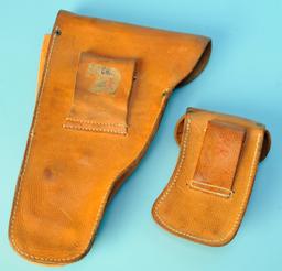 Czechoslovakian VZ61 Skorpion Holster and Magazine Pouch  (JGD)