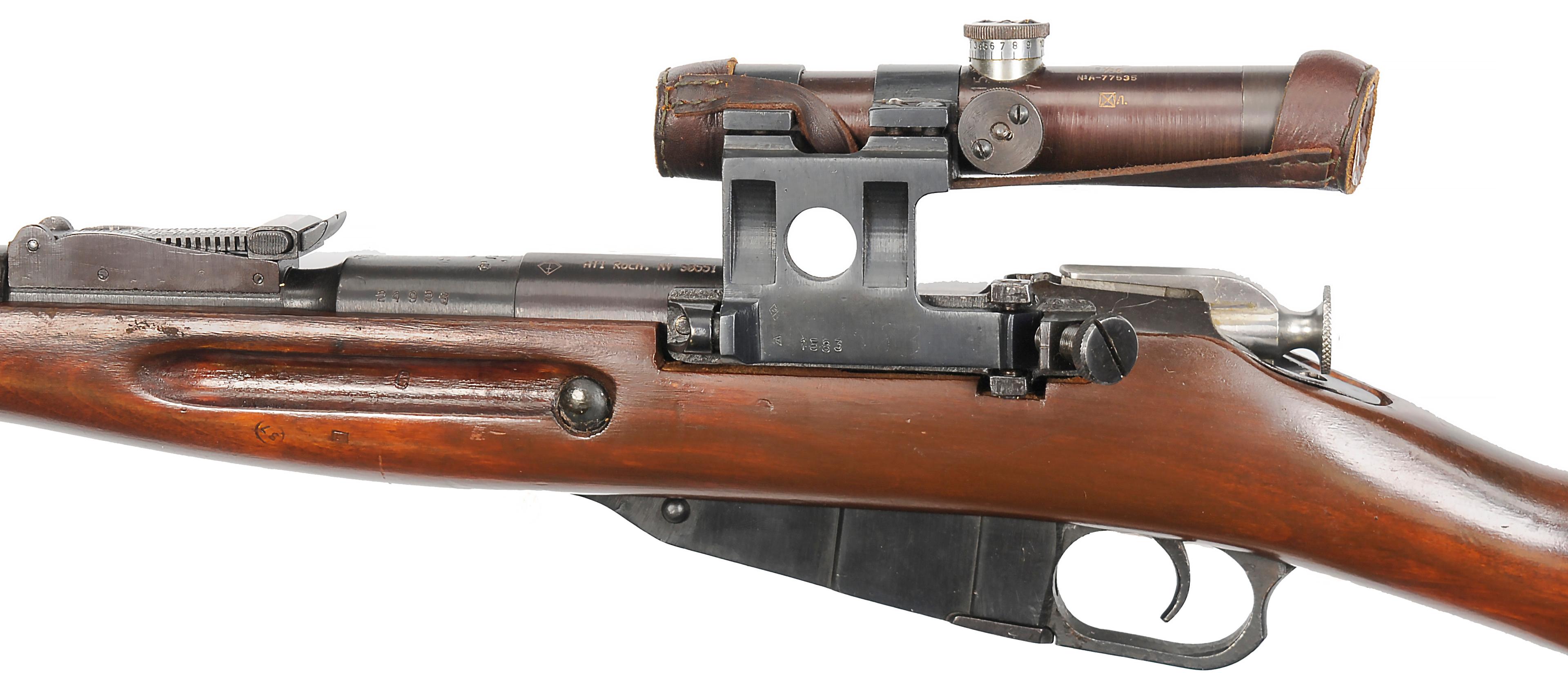 Soviet Military WWII era 91/30 7.62x54r Bolt-Action Sniper Rifle - FFL # 24925 (CQQ1)
