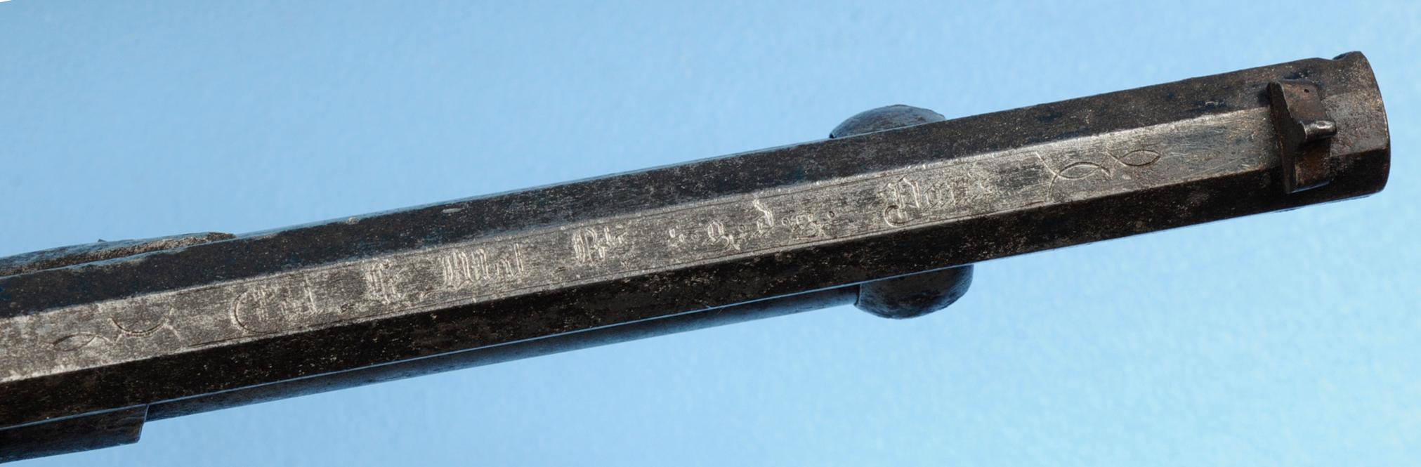 Civil War Confederate LeMat 2nd Pattern "Grapeshot" Revolver, .42 Cal / 18 Ga, Antique #1686 (CSK1)