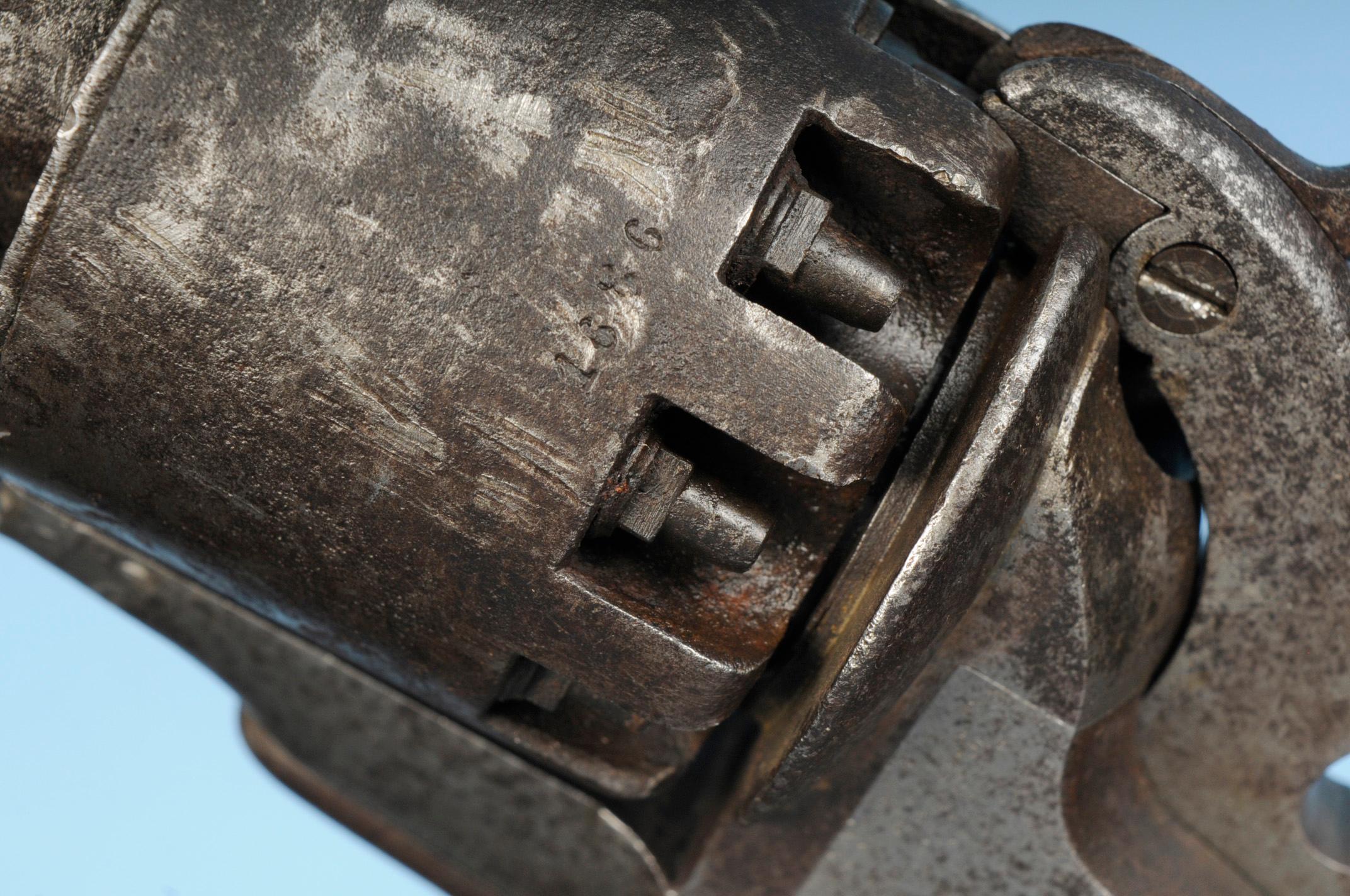 Civil War Confederate LeMat 2nd Pattern "Grapeshot" Revolver, .42 Cal / 18 Ga, Antique #1686 (CSK1)