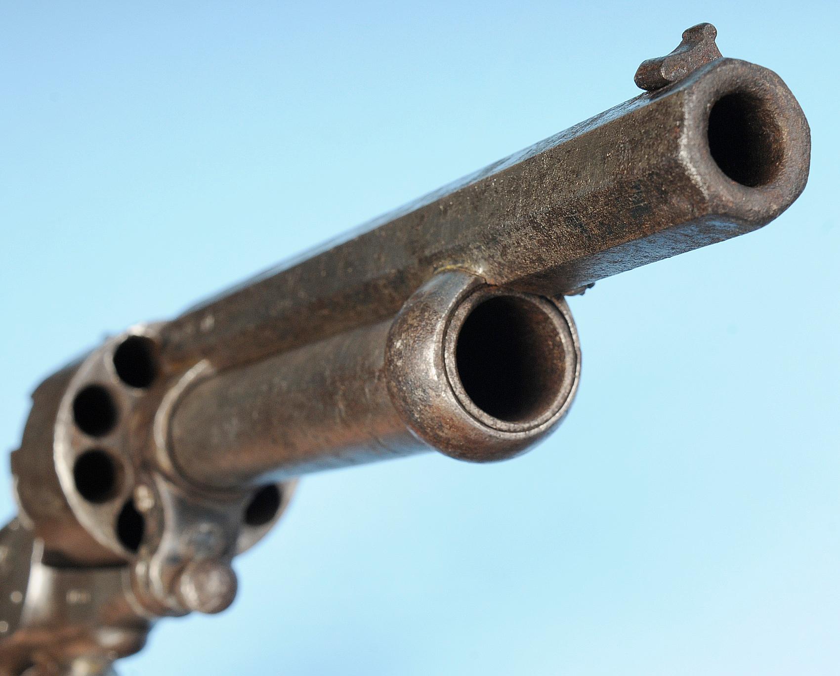 Civil War Confederate LeMat 2nd Pattern "Grapeshot" Revolver, .42 Cal / 18 Ga, Antique #1686 (CSK1)