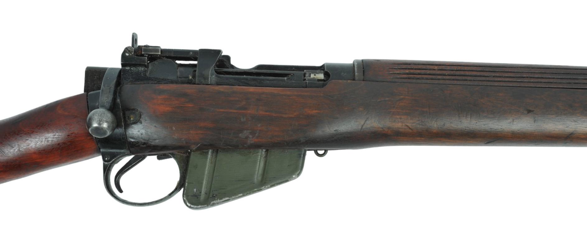 Canadian Military WWII era Long Branch #4 .303 Lee-Enfield Bolt-Action Rifle - FFL # 22L9672 (F1M1)