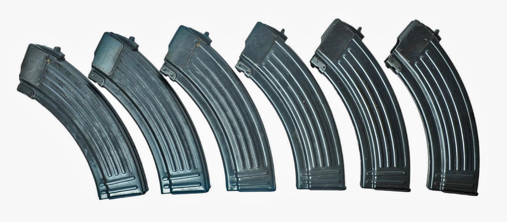 Chinese Flat Back 7.62x39 30 Round Magazines Lot of 6 (WHD)