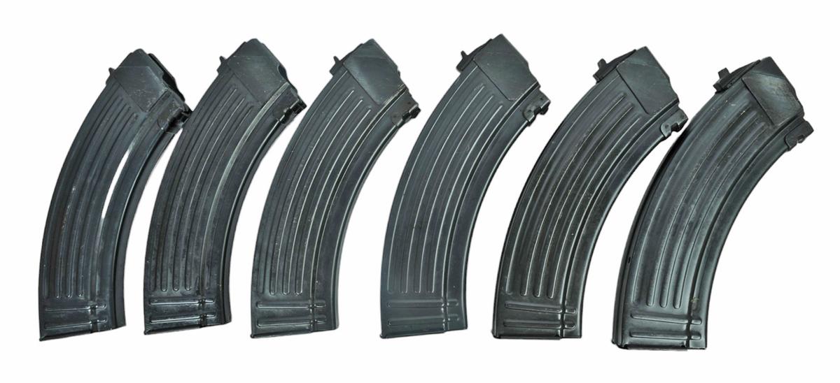 Chinese Flat Back 7.62x39 30 Round Magazines Lot of 6 (WHD)