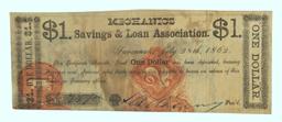 Two Civil War era Virginia Confederate Currency Notes (A)