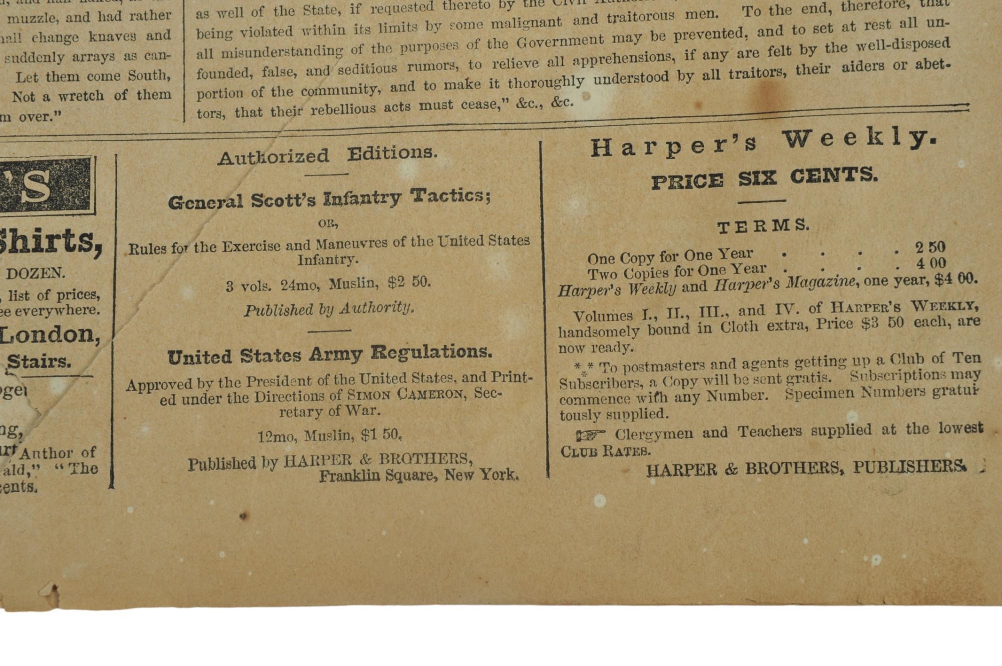 Original Civil War Newspaper (RM)