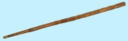 CSA Folkart Carved Wood Walking Stick (KDW)