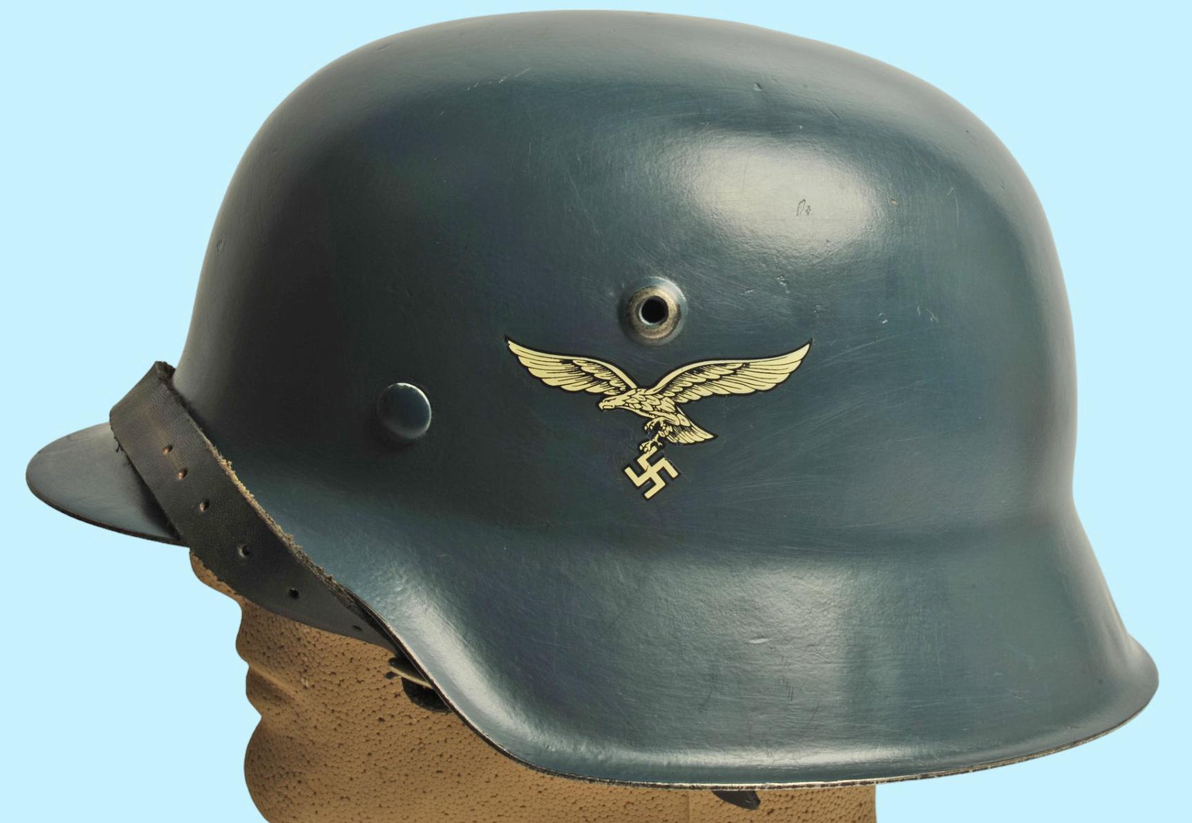*German Luftwaffe WWII M42 "Restored" Combat Helmet (AH)