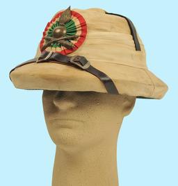 Reproduction Italian Military WWII Tropical Pith Helmet (AH)