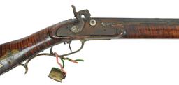 Antique Pennsylvanian 1840s era .36 Caliber Percussion Long Rifle - No FFL needed  (M1F1)