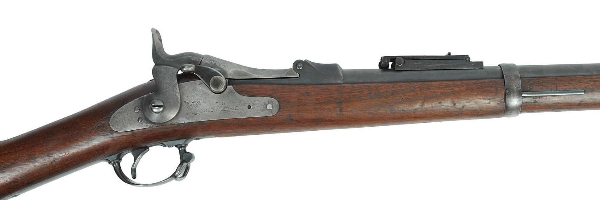 US Military Spanish-American War era M1884 45-70 Trapdoor Breech-Loading Rifle - Antique (VDM1)