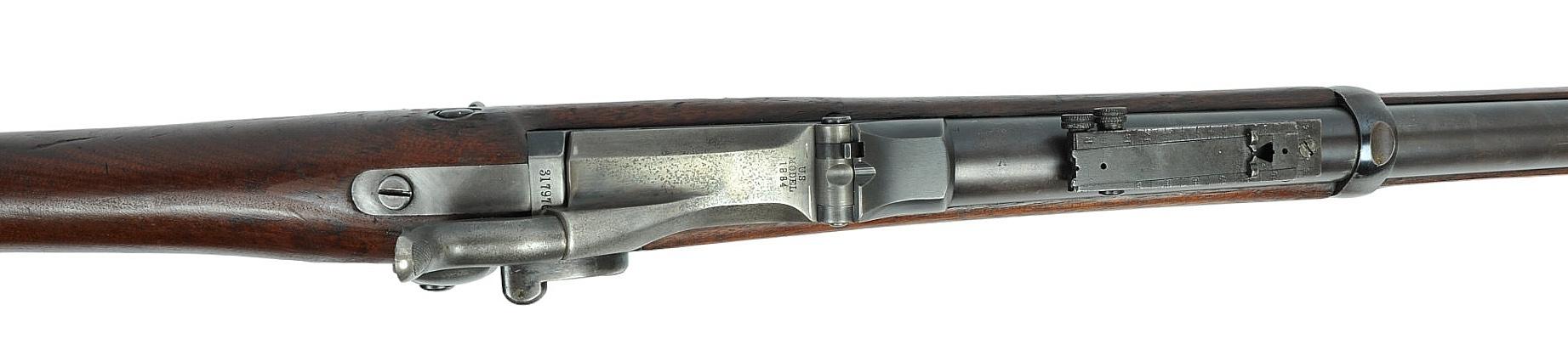 US Military Spanish-American War era M1884 45-70 Trapdoor Breech-Loading Rifle - Antique (VDM1)