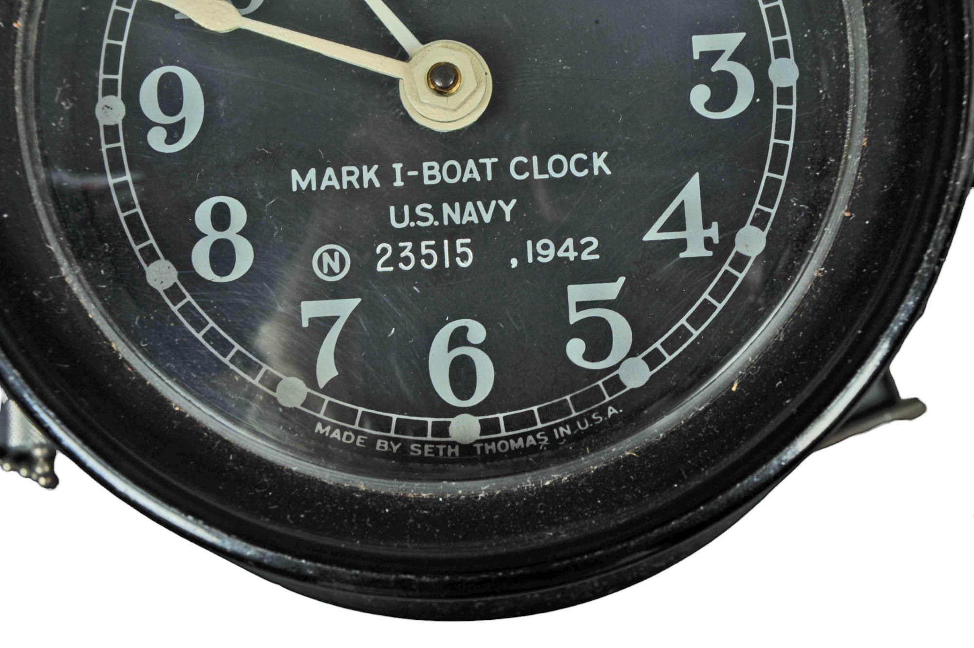 Seth-Thomas US Navy Mark I 1942-dated Clock (MOS)