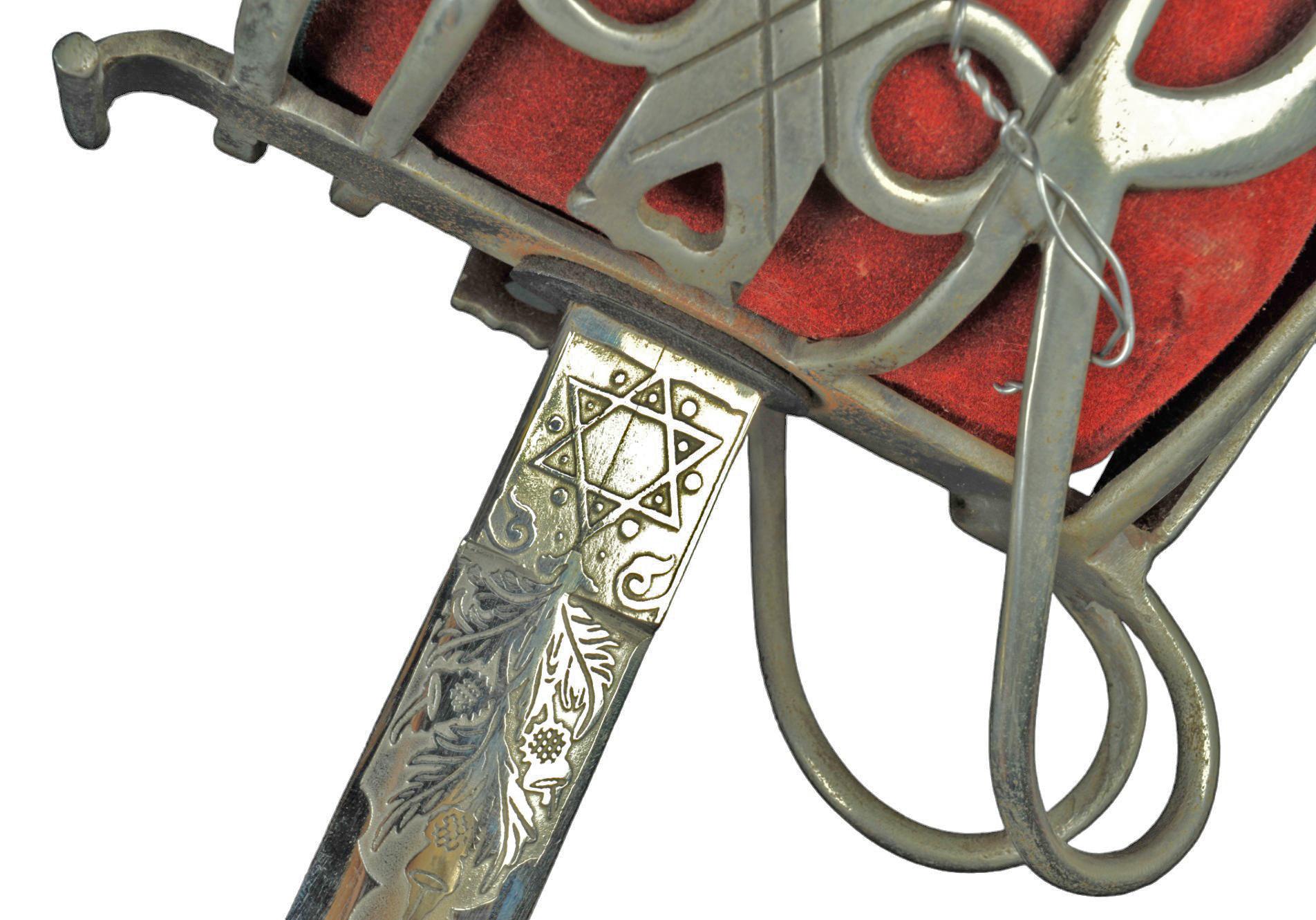 British/Scottish Military Highlander Basket-Hilted "Claymore" Sword (SGF)