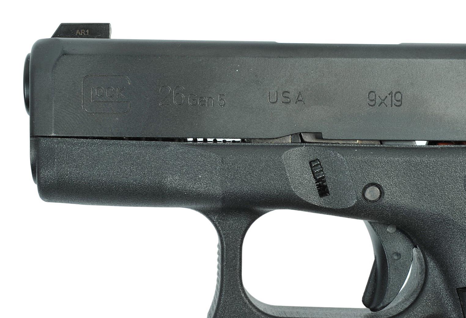 Glock 26 Gen 5 9MM Semi-auto Pistol FFL Required: ADGG832 (PAT1)