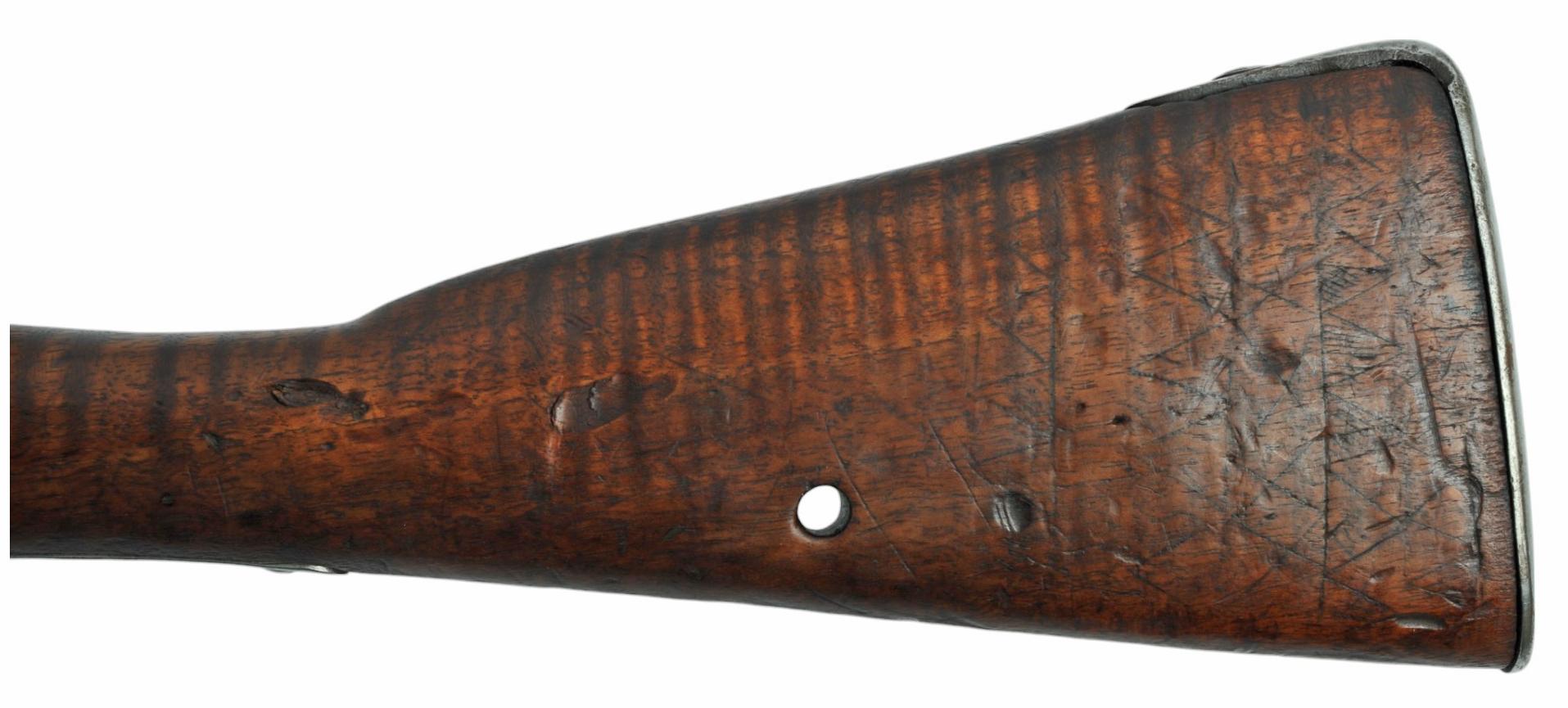 Ethiopian Military Ex-Imperial Russian Berdan II 10.75×58 mm Bolt-Action Rifle - Antique (PAT1)