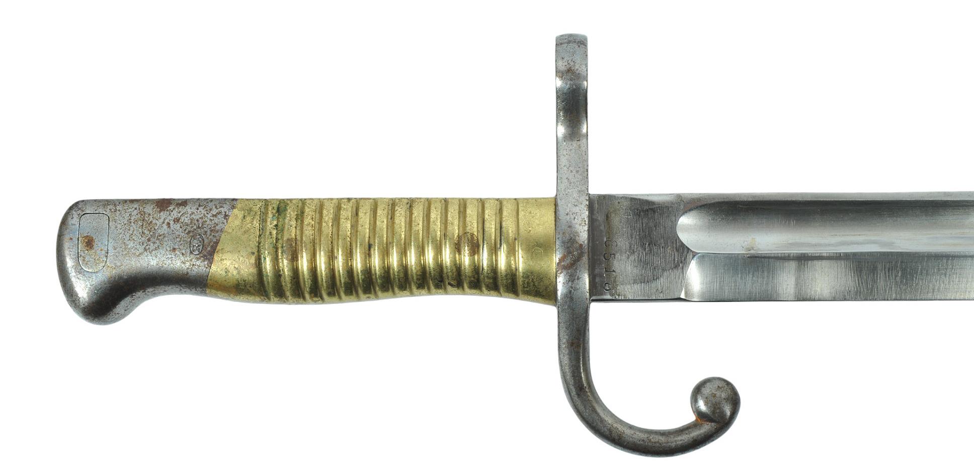 Argentine Military German Made M1891 Mauser Rifle Bayonet (VDM)