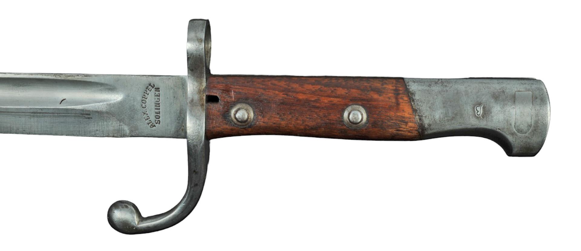 Brazilian Military German Made M1908 Mauser Rifle Bayonet (VDM)