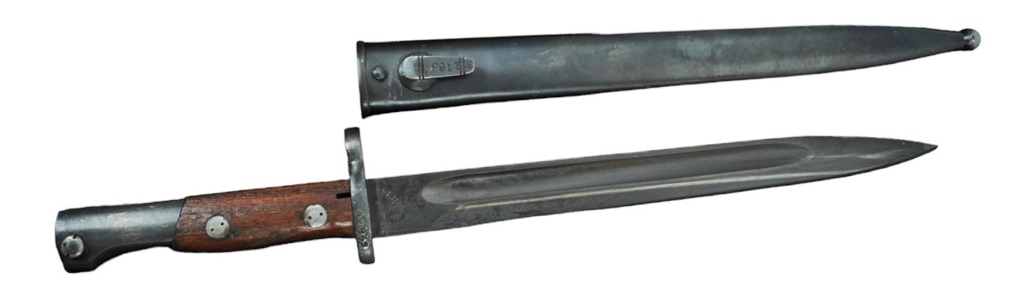 Yugoslavian Military Post-WWII M48 Mauser Rifle Bayonet (VDM)
