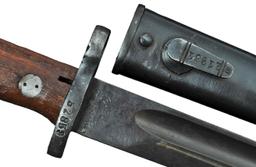 Yugoslavian Military Post-WWII M48 Mauser Rifle Bayonet (VDM)