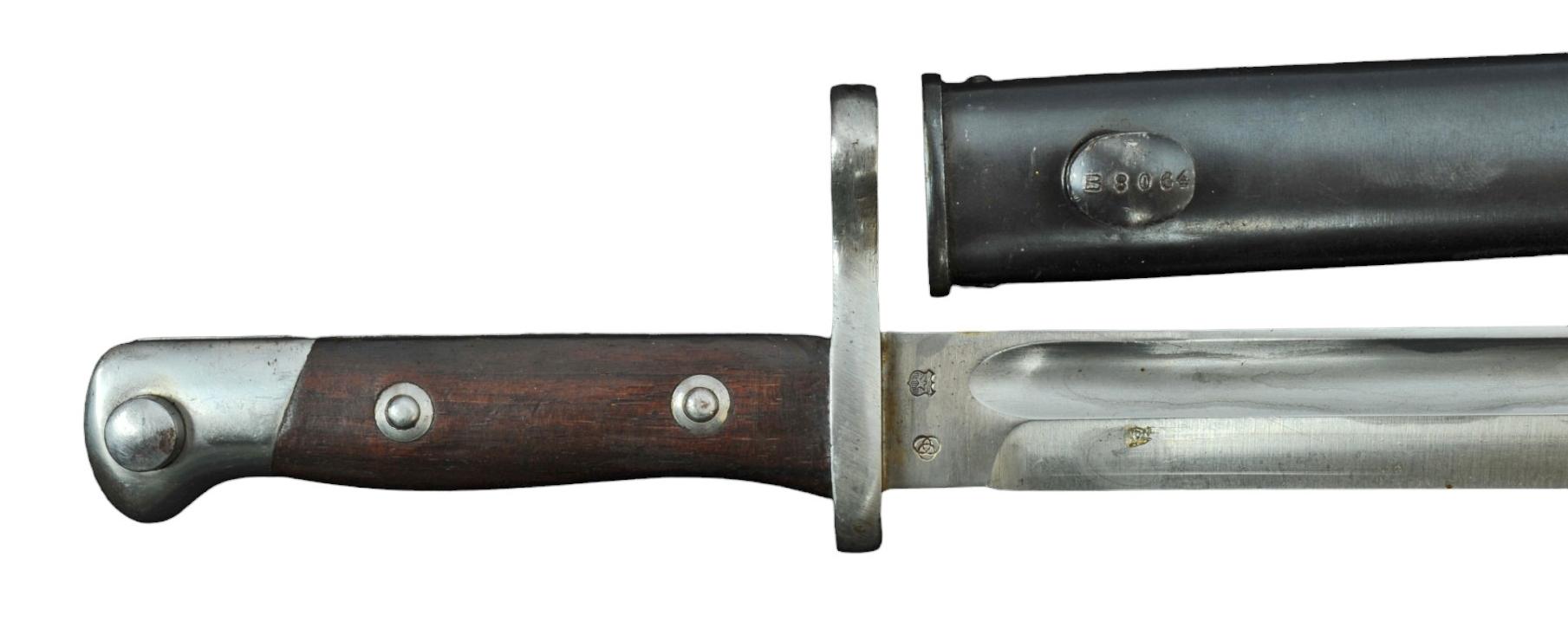 German Manufactured Chilean Military M1895 Mauser Bayonet (VDM)