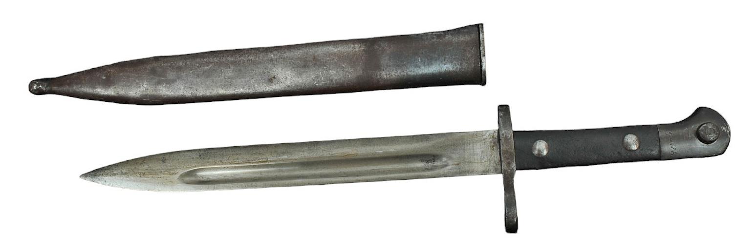 Turkish Military WWI-II Mauser Rifle Bayonet (MAT)