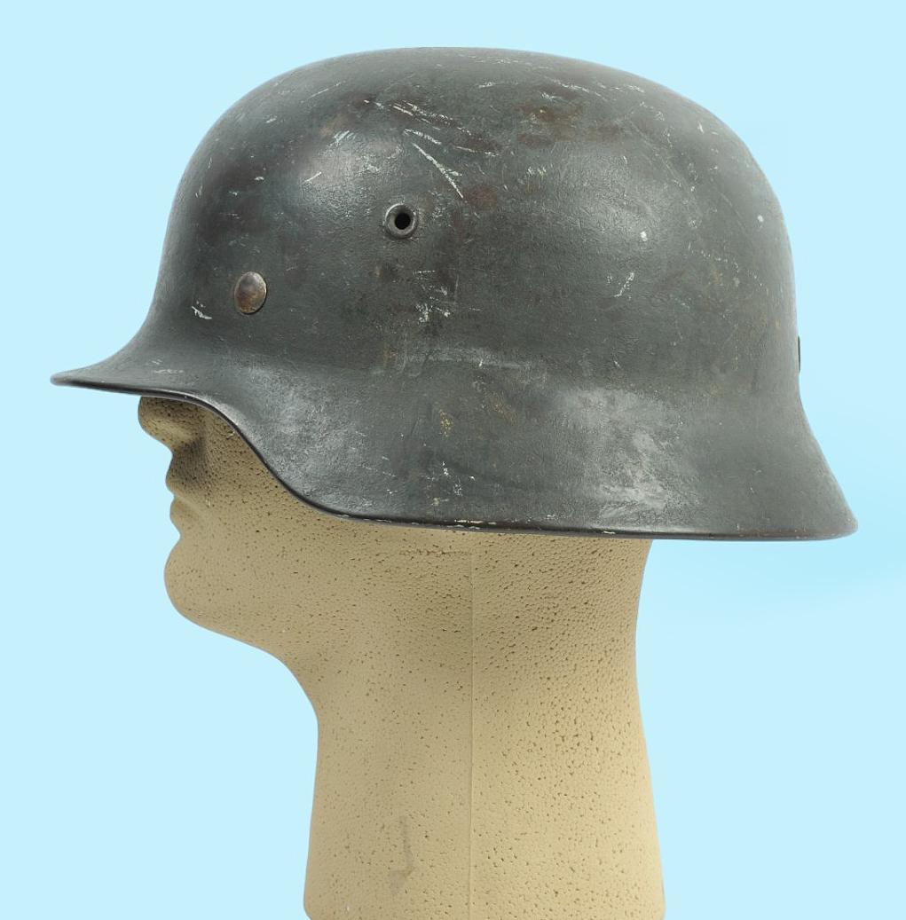 German Made, Finnish issue WWII M40 Stalhelm Helmet (A)