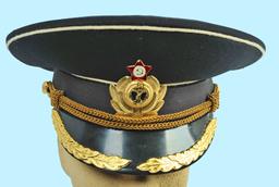 Soviet Naval Officers Visor Hat (S1F)