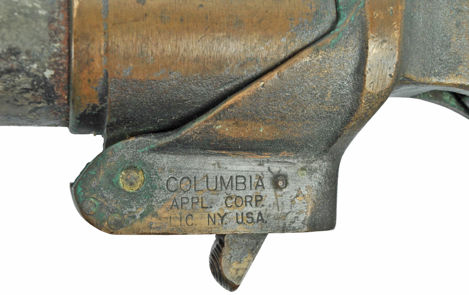 RARE WWII US Military Columbia Model 3 37mm Flare Pistol - no FFL needed (KDW1)