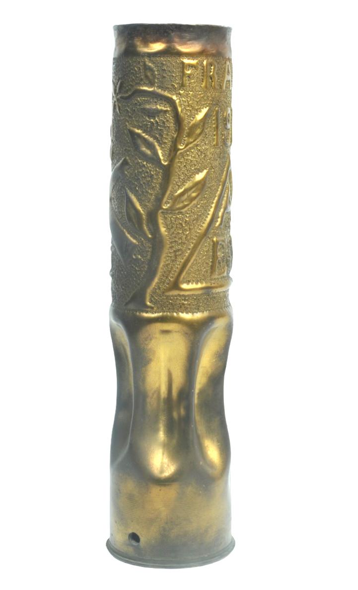 US AEF WWI era Brass Shell Trench Art (VDM)