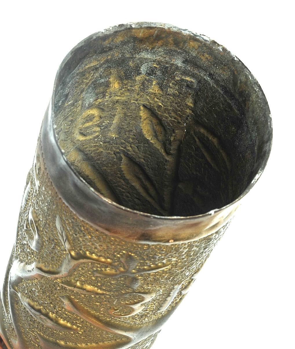 US AEF WWI era Brass Shell Trench Art (VDM)