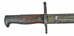 US Military Spanish-American War M1898 Krag Rifle Bayonet (A)