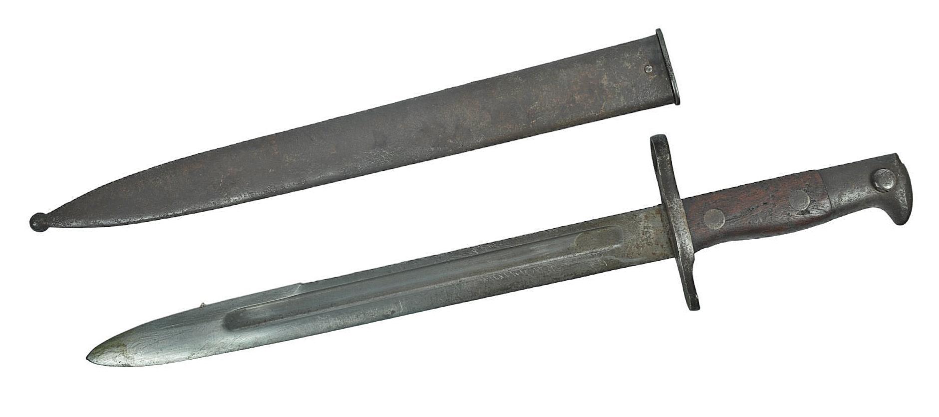 US Military Spanish-American War M1898 Krag Rifle Bayonet (A)