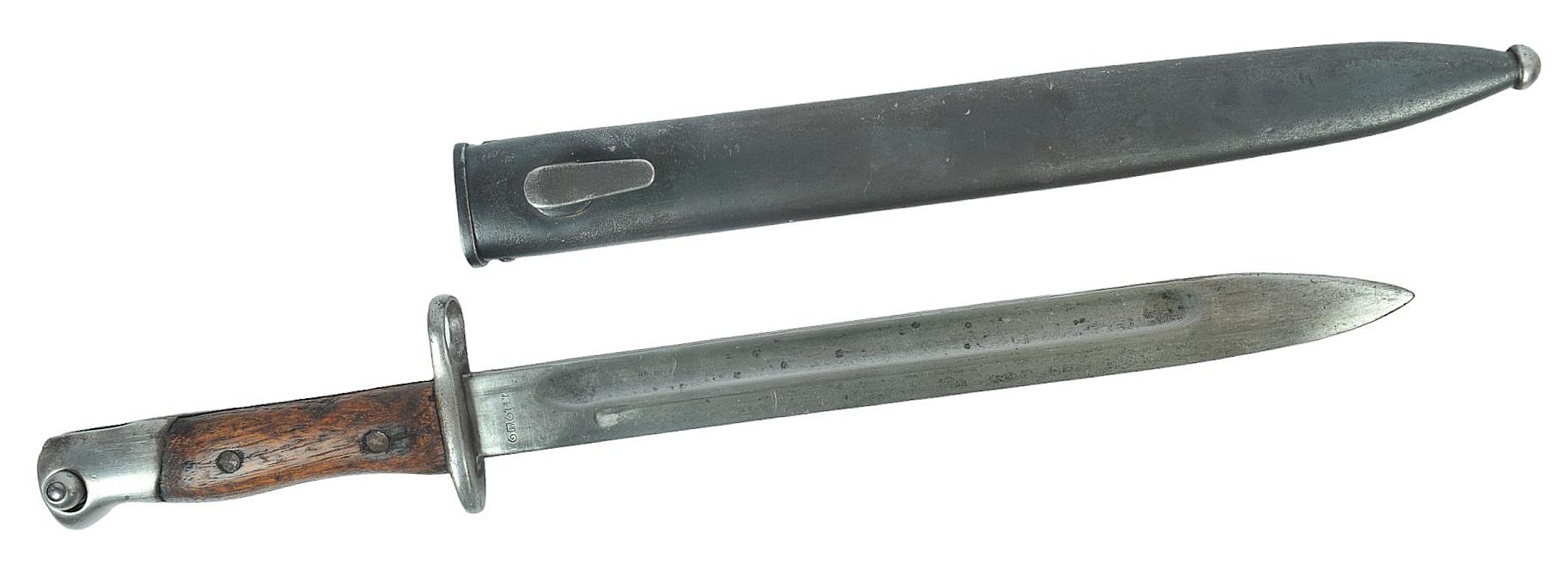 Rare Siamese Military WWII era Mauser Rifle Bayonet (A)