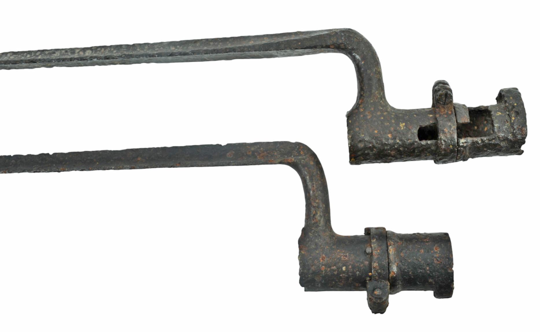 Two Civil War era Excavated Rifle Socket Bayonets (A)